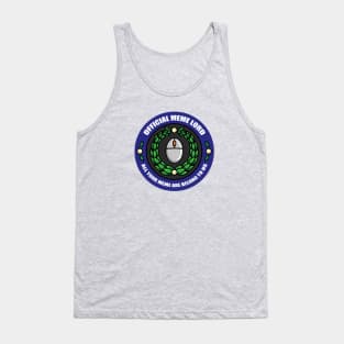 Official Meme Lord Badge Tank Top